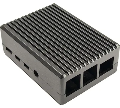Obrázek produktu pro Inter-Tech 88887359, Pouzdro, Raspberry Pi, Raspberry Pi, Černá, Hliník, 90 mm