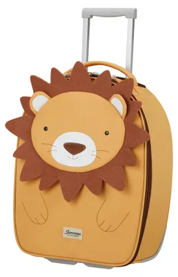 Produktbild von Samsonite Happy Sammies Eco – Kinderkoffer, aufrechter Koffer, XS, 45 cm, 22,5 L, Gelb (mit Löwenmotiv)