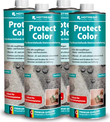 Produktbild von HOTREGA Steinimprägnierung Protect Color farbvertiefend 1L