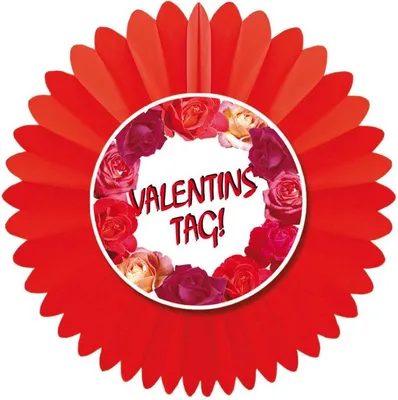Produktbild von Dekofächer Valentinstag, 60 cm