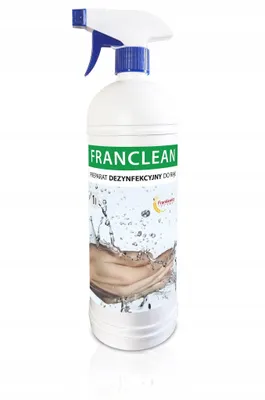 Produktbild von Handdesinfektionsmittel 4x1L 70% Alkohol – Franclean mit Glycerin, Handhygiene, EU