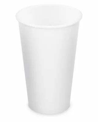 Produktbild von 100x Heiß- und Kaltgetränkebecher Pappbecher weiß 400ml 510ml Ø 90mm