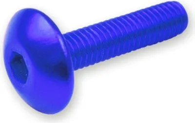 Image de Jeu de vis 6 pièces carénage bleu - M6x20
