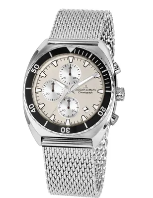 Produktbild von Jacques Lemans 1-2041H Herren-Armbanduhr, Edelstahl-Gehäuse, Metall-Armband