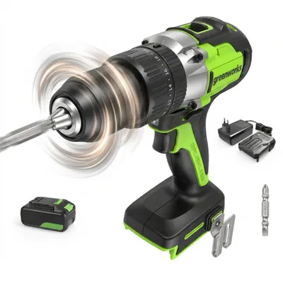 Produktbild von Akku-Schlagbohrschrauber Akku-Bohrschrauber 24V Brushless, 60 Nm, 13 mm Schnellspannbohrfutter max.