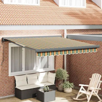 Image de vidaXL Store vert et jaune 300 x 250 x 165 cm