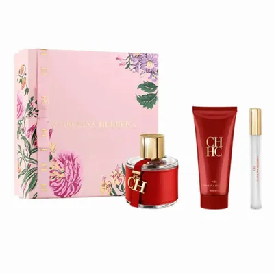 Produktbild von Carolina Herrera Ch Eau De Toilette Spray 100ml Set 3 Pieces