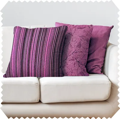 Produktbild von novely® 3er-SET DEKOKISSEN Couch Sofakissen Kissenbezug Füllung Zierkissen 40cm Wohnzimmer Designer Kissen Kissenhülle - Farbe: 12 Pink | Ausführung: nur Bezüge (ohne Füllung)
