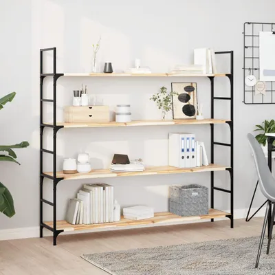 Produktbild von vidaXL Schweberegal 140x30x2 cm Massivholz Akazie Unbehandelt