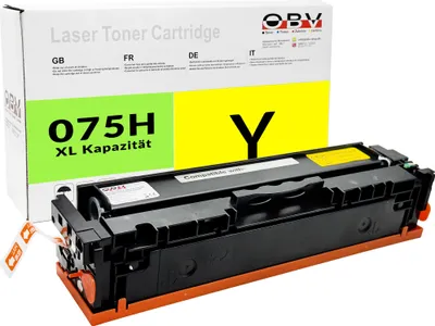 Produktbild von OBV Toner kompatibel mit Canon 075H Gelb XL - LBP646Cdw LBP647Cdw MF664Cdw MF667Cdw