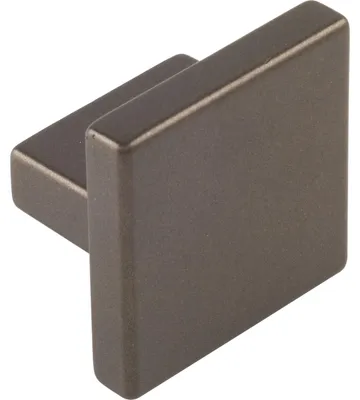 Produktbild von Knopf Dulis 35 x 35 mm, Tiefe 23 mm, Zinkdruckguss bronze
