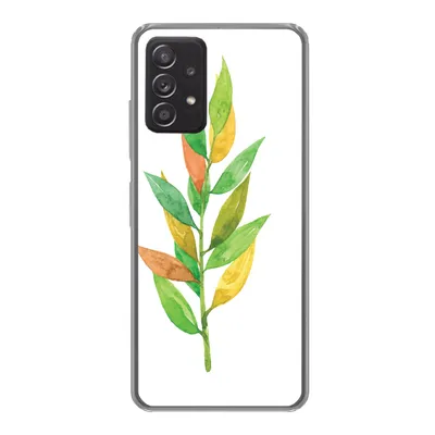 Produktbild von MuchoWow® Handyhülle Schutzhülle Hülle für Samsung Galaxy A53 5G Aquarelle - Blätter - Pflanzen Silikon Softcase Handy Hülle - Schutzabdeckung