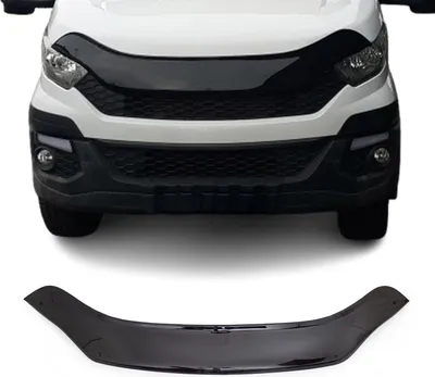 Image de Déflecteur de capot pour Iveco Daily 2014-2023 voiture noir 1x