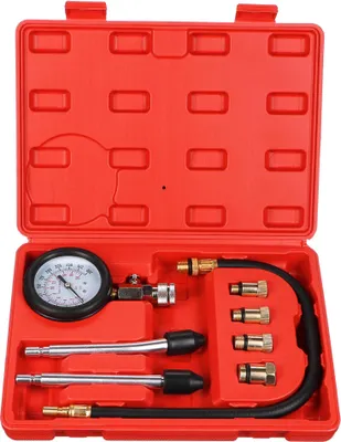 Produktbild von Sixtol Benzinmotor Kompressionstest Kit Mechaniker Motor Tester 8, 0-20 bar, 8 Stück