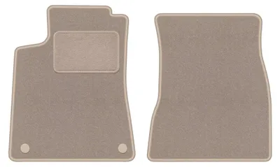 Immagine prodotto di Tappetini anteriori in moquette per Mercedes GLA H247 2019- (crossover) – 2 pezzi, beige, su misura – Wielganizator LUX
