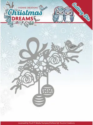 Produktbild von Stanzschablone - Yvonne Creations - Christmas Dreams - Weihnachtskugeln
