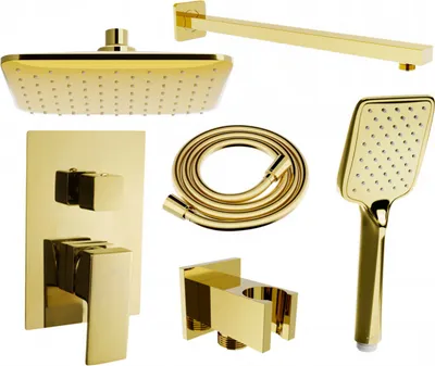 Obrázek produktu pro Mexen Uno DR62 podomítkový sprchový set, Zlatá - 71435DR62-50