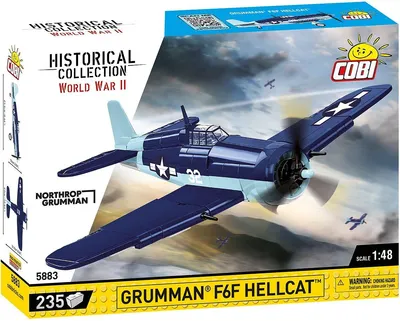 Zdjęcie produktu dla COBI Grumman F6F Hellcat, Klocki do budowania, 6 lat(a), 235 szt.