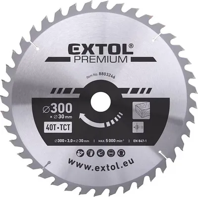 Produktbild von Sägeblatt Extol Premium (8803246) mit SK-Blättern, 300x2,2x30mm, 40T