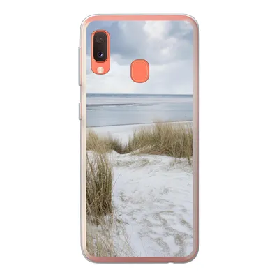Produktbild von MuchoWow® Handyhülle Schutzhülle Hülle für Samsung Galaxy A20e Nordsee - Dünen - Wasser Silikon Softcase Handy Hülle - Abdeckung