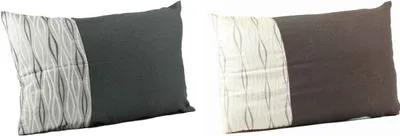 Produktbild von Kissenbezug Design Wave Hülle mit Reißverschluss 40x60 cm Braun
