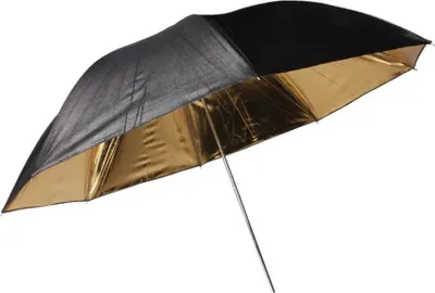 Produktbild von Bresser - F000120 - SM-01 Reflexschirm schwarz/gold 101cm