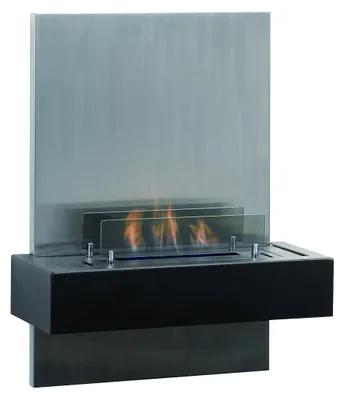 Produktbild von Ethanolkamin Quero Wandkamin Edelstahl 75x60x34,4 cm, 3 Stunden Brenndauer
