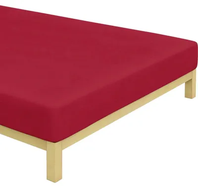 Imagen del producto de Sábana roja. Tamaño: 90x200 cm