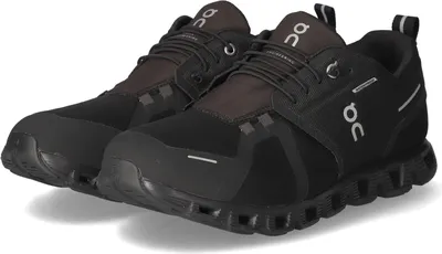 Produktbild von On Damen Low Sneaker Sportschuhe CLOUD Schwarz Textil-Synthetik-Mix - wasserfest Größe: 8