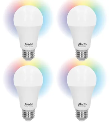 Immagine prodotto di Lampadine LED Wi-Fi intelligenti, confezione da 4, controllo vocale, dimmerabili