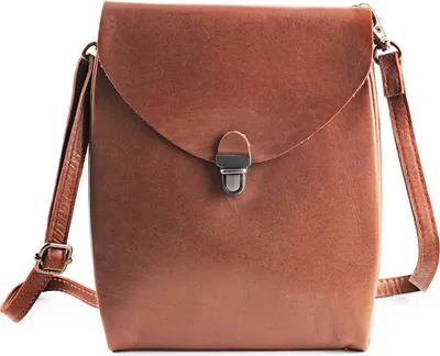 Zdjęcie produktu dla Skórzana torba na ramię HAROLD'S Fold Handbag Clutch Up Cognac brown