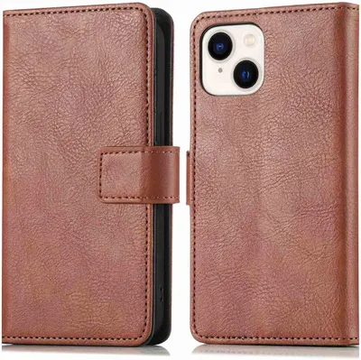 Image de imoshion Bibliothèque de luxe pour l'Apple iPhone 15 Plus - Marron