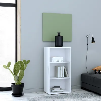 Image de Regal >Tembi< in Weiß - 54x111.1x34.8cm (BxHxT)