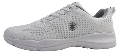Image de Lumberjack Agatha Herrenschuhe : chaussures de sport à lacets, couleur blanche, style décontracté