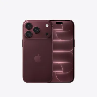 Produktbild von Apple iPhone 18 Pro , 16 cm (6.3"), 2622 x 1206 Pixel, 1 TB, 48 MP, iOS 27, Burgund