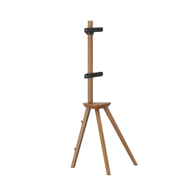Immagine prodotto di VDD TV Stand - Supporto da pavimento - Treppiede da studio - Design cavalletto - Fino a 65 pollici - Marrone