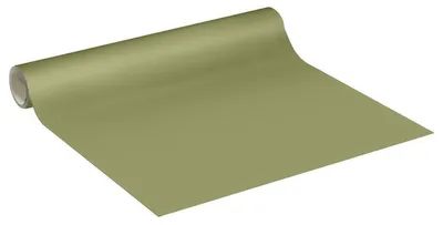 Image de Ruban adhésif décoratif en vinyle (au mètre) – Autocollant lavable et résistant à l'eau pour les murs et les meubles de cuisine – 60 cm x 8 m – Vert olive