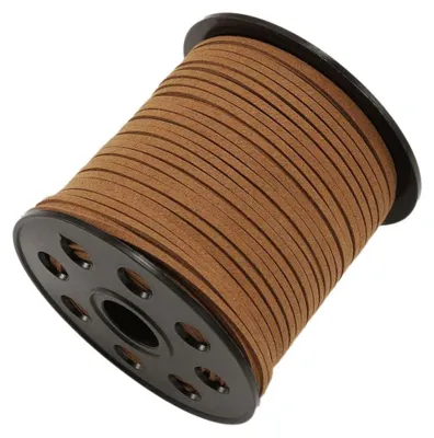 Produktbild von Lederband 4 Stück - Kunstsuede - 10 m x 2,5 mm - DIY-Band für Schmuck - Armbänder/Halsketten - Klassisches Basteln - Schmuckband