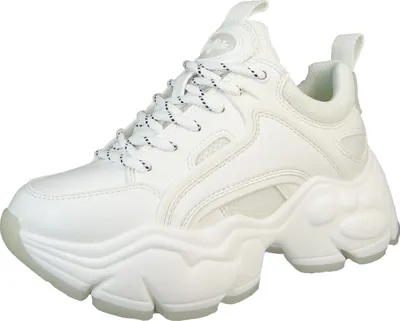 Produktbild von Buffalo Binary C - Sneaker Low - Imi Nappa/Textile - Weiß Kunstleder Größe: 39 Normal
