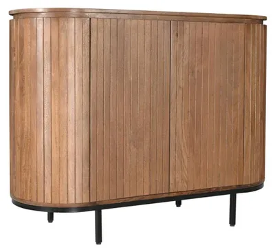 Produktbild von Livingfurn - Sideboard Noor Natural 115cm - Mangoholz / beschichteter Stahl