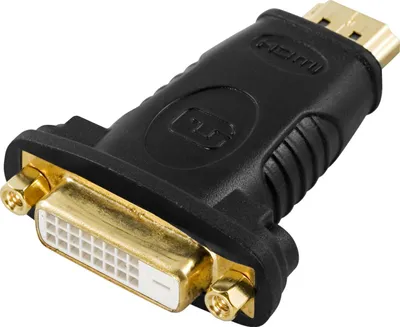 Produktbild von Deltaco HDMI-10, HDMI Typ A (Standard), DVI, 1920 x 1080 Pixel, Schwarz