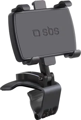 Produktbild von sbs mobile Schwenkbare Autohalterung mit Clip für Smartphones bis zu 7 Zoll Armaturenbrett Handy-Kfz-Halterung 360° drehbar (TESUPPWHEELK)