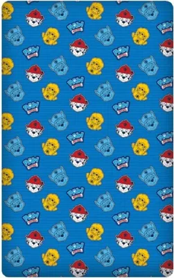 Produktbild von Paw Patrol Spannbetttuch Bettlaken Bettbezug für Kinderbett 200 x 90 cm aus Baumwolle