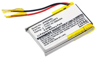 Produktbild von CELLONIC 1x Akku für Headset Kompatibel mit Jabra Pro 920, Pro 930, Pro 900, AHB5-2229PS - (250mAh, 3.7V)