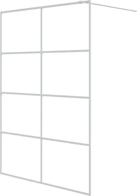 Produktbild von vidaXL Duschwand für Begehbare Dusche Weiß 140x195 cm ESG-Klarglas