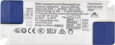 Zdjęcie produktu dla Sterownik ściemniania EMOS Triac do opraw LED 550 mA 20 W ZZ2055T