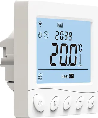 Image de WIFI Smart Electric Heating 16A Thermostat 3.2Inch LCD Display Intelligent Thermostat with Application & Voice Control Digital Programmable Thermostat