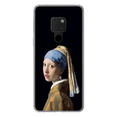 Produktbild von MuchoWow® Handyhülle Schutzhülle Hülle für Huawei P40 Lite Mädchen mit Perlenohrring - Vermeer - Kunst Silikon Softcase Handy Hülle - Handy