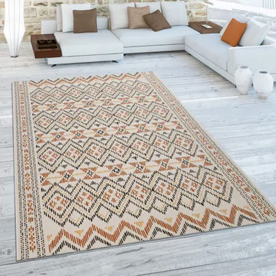 Produktbild von Paco Home Outdoorteppich Für Terrasse und Balkon Mit Geometrischen Mustern 120x170 cm
