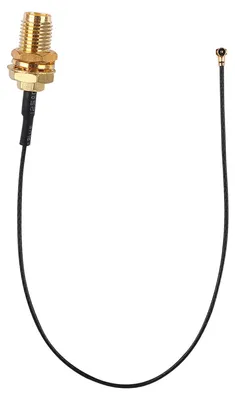 Image de Lot de 2 connecteurs RF0.81 IPEX 4 broches (filetage externe, broches internes) pour carte réseau WiFi M.2 et module sans fil